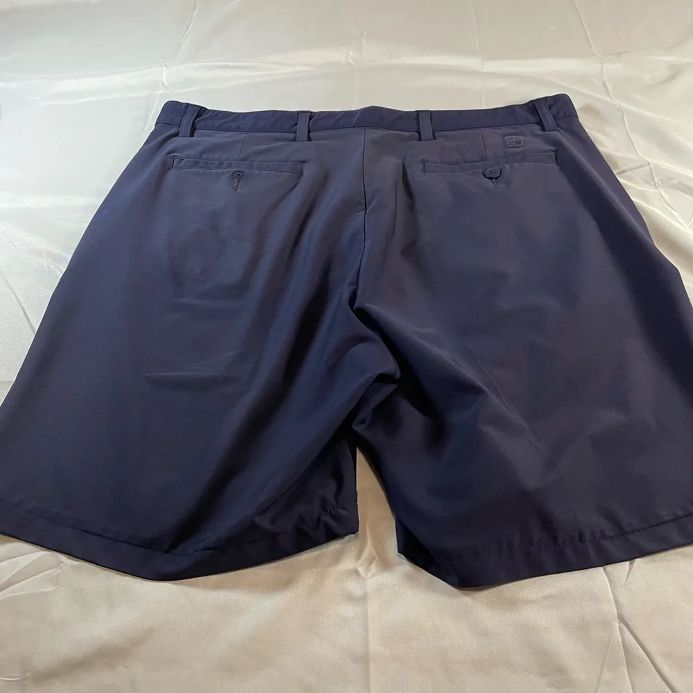 FootJoy Mens Navy Blue Performance Golf Shorts W35 Stretch Moisture Wicking‎